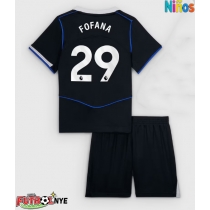 Camiseta Chelsea Wesley Fofana #29 Tercera Equipación para niños 2025-26 manga corta (+ pantalones cortos)